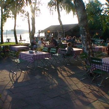 Restaurant mit Blick auf den Waginger See – Seegasthaus Wagner